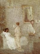 James Abbott McNeil Whistler The Artist in His Studio USA oil painting artist
